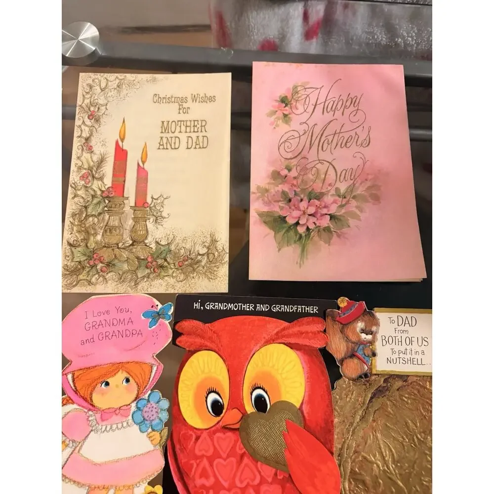 Vintage Birthday Cards for Grandma from the 1950s Onward Lot 18